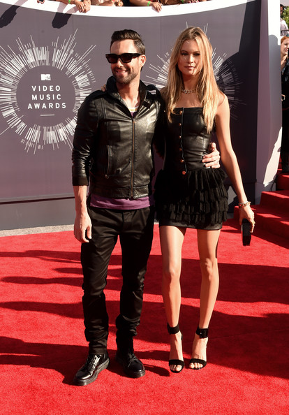 Behati Prinsloo and Adam Levine