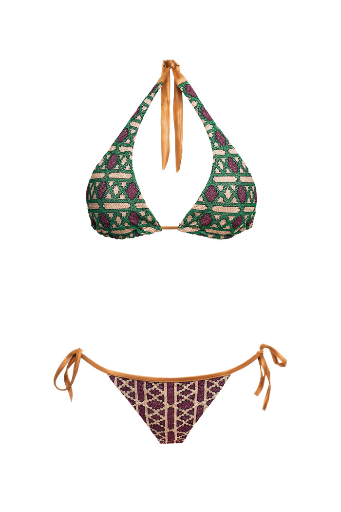 MITOS Geo bikini in Purple