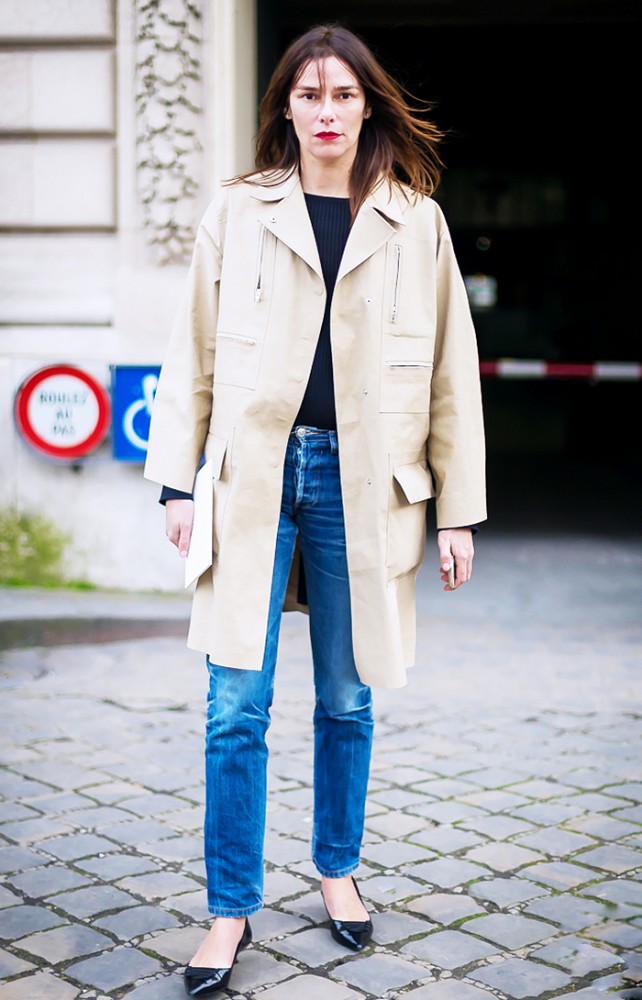 kabardina vintage jeans pointy flats