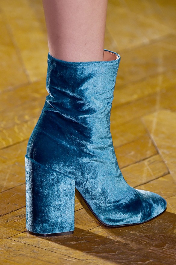 1 velvet booties