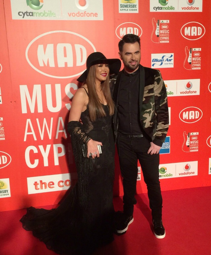 Giorgos Papadopoulos Melina Aslanidou Red Carpet