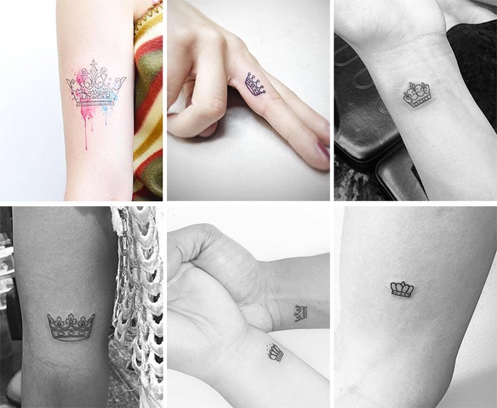 tiny tattoos ideas with meanings tiny crown tattoos