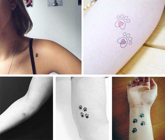 tiny tattoos ideas with meanings tiny paws tattoos