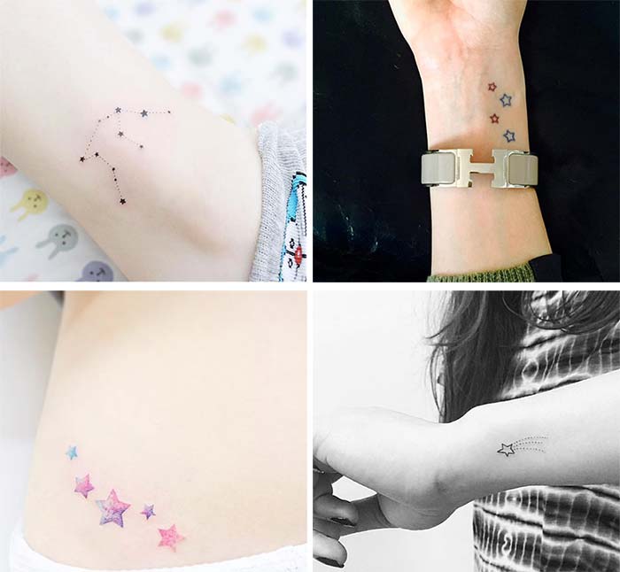 tiny tattoos ideas with meanings tiny star tattoos