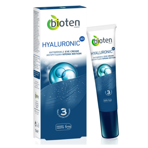 Bioten Hyaluronic 3D Κρέμα Ματιών
