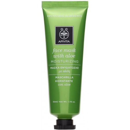 Apivita Face Mask Μάσκα Ενυδάτωσης Με Αλόη
