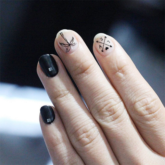 Αποτέλεσμα εικόνας για tattoo on nails