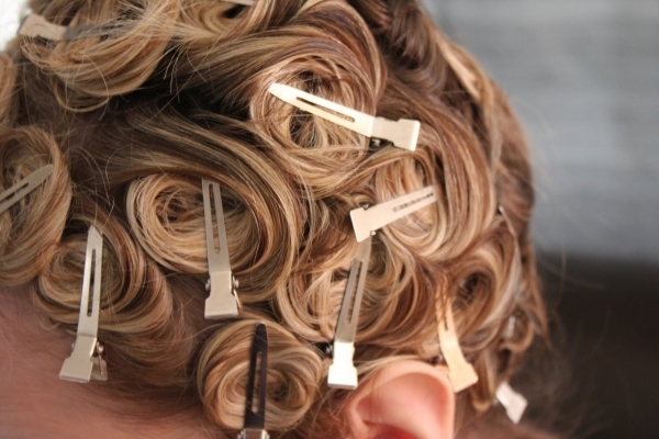 pin curls