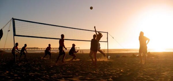 volleyball-sunset