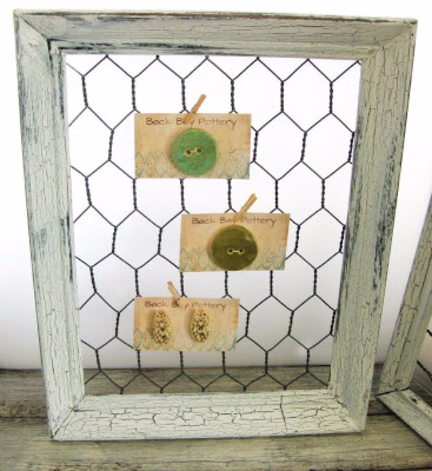 Shabby-Chic-Chicken-Wire-Frame