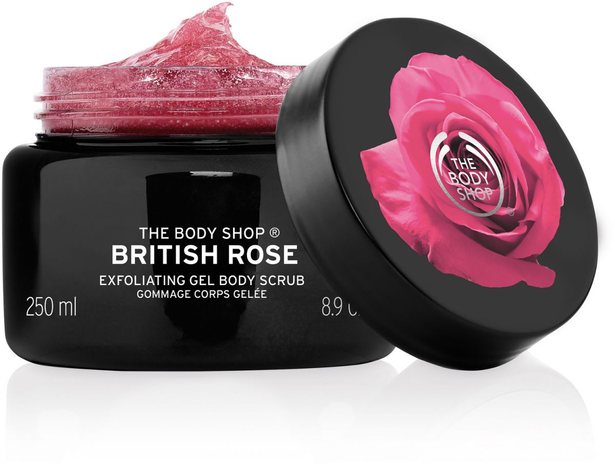 The Body Shop -British-Rose-Exfoliating Gel Body-Scrub