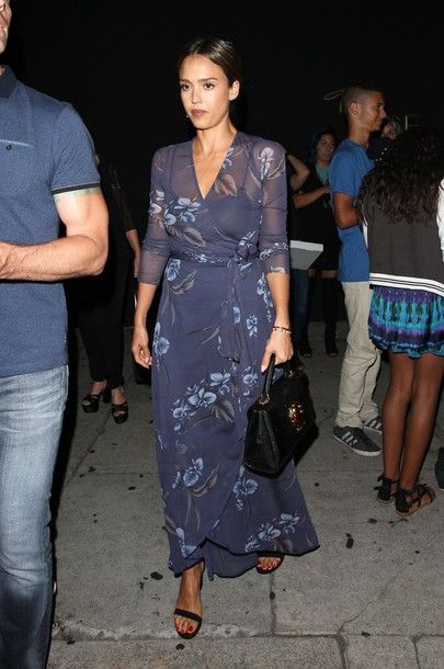 lsn0ck-l-610x610-dress-wrap+dress-jessica+alba-sandals-blue+dress