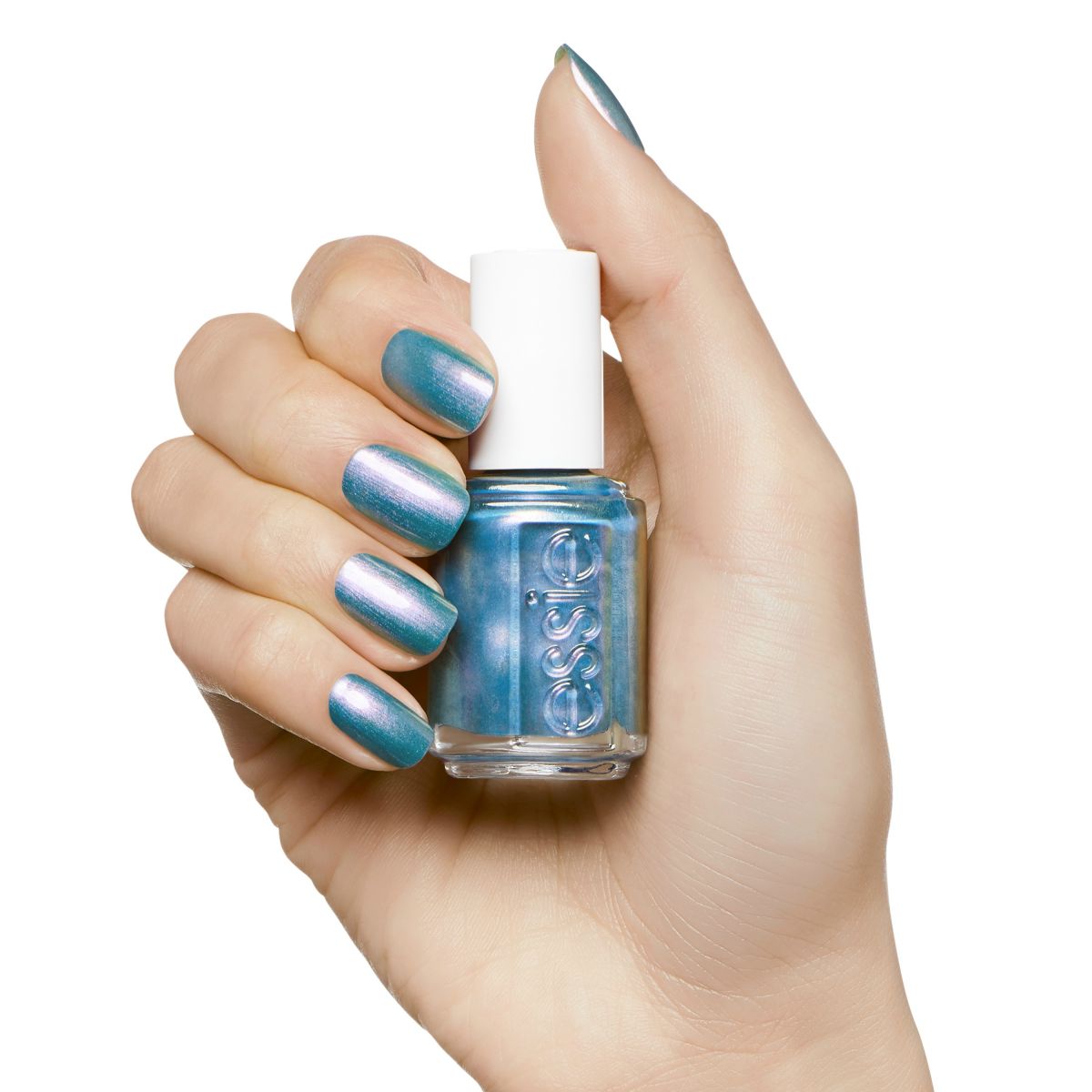 ESSIE-Enamel-glow-with-the-flow-on-hand-1